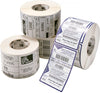 ZEBRA, CONSUMABLES, Z-PERFORM 2000T PAPER LABEL, THERMAL TRANSFER, 4" X 6.5", 3" CORE, 8" OD, 900 LABELS PER ROLL, PERFORATED, 4 ROLLS PER CASE, PRICED PER CASE