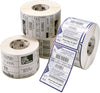 ZEBRA, CONSUMABLES, Z-PERFORM 2000D PAPER LABEL, DIRECT THERMAL, 3" X 3", 1" CORE, 5" OD, 840 LABELS PER ROLL, PERFORATED, 6 ROLLS PER CASE, PRICED PER CASE