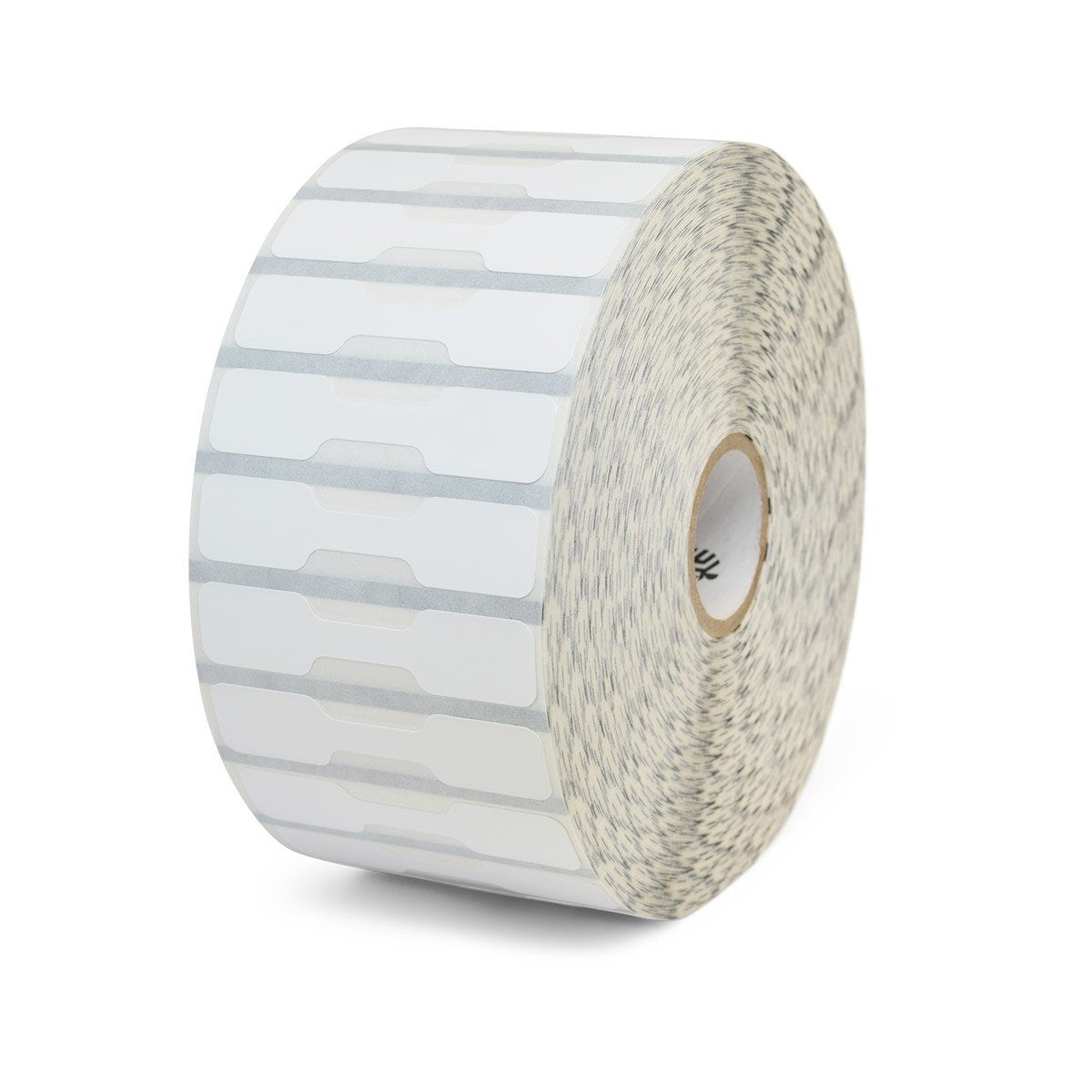 ZEBRA, CONSUMABLES, 8000T JEWELRY KIMDURA POLYPROPYLENE LABEL, THERMAL TRANSFER, 2.2" X 0.5", 1" CORE, 5" OD, BUTTERFLY LABEL WITHOUT FLAPS, 3510 LABELS PER ROLL, NOT PERFORATED, 6 ROLLS PER CASE, PRI