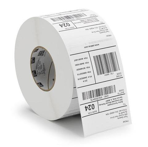 ZEBRA, CONSUMABLES, LABEL, PAPER, 4 X 3IN, THERMAL TRANSFER, Z-PERFORM 1500T, 3 IN CORE, 4 ROLLS/CARTON, PRICED PER CARTON