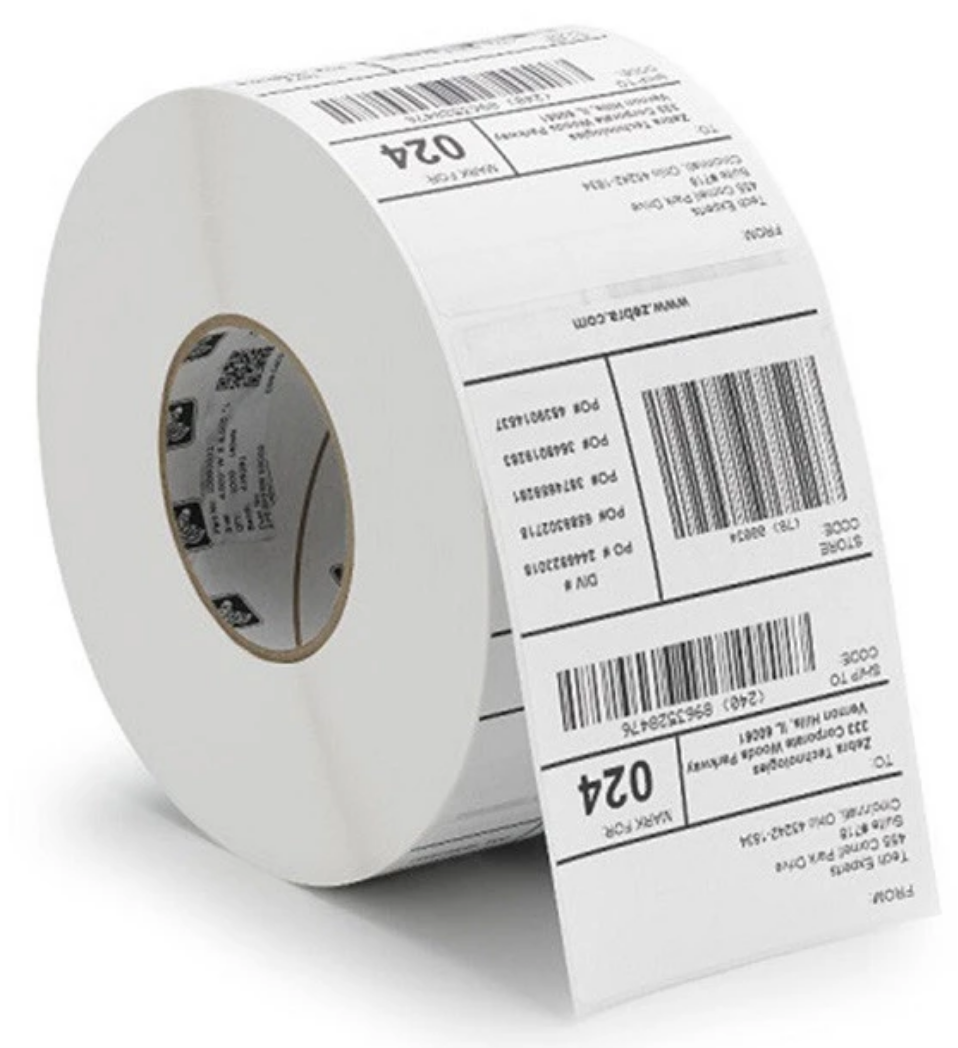 ZEBRA, CONSUMABLES, Z-SELECT 4000T REMOVABLE PAPER LABEL, THERMAL TRANSFER,