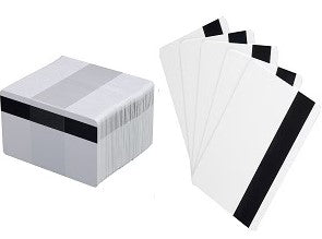 ZEBRACARD, CONSUMABLES, WHITE PREMIER PVC BLANK WITH LOW COERCIVITY MAG STRIPE CR-80 30 MIL CARD, 500 CARDS PER BOX, PRICED PER BOX