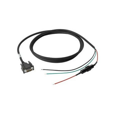 ZEBRA EVM, VC70 DC POWER IN, 9-60VDC CABLE, EXTERNAL 9-60V DC POWER SUPPLY TO VEHICLE BATTERY, 10', INCLUDES FUSE, REQUIRED FOR THE PWRS-9-60VDC-R