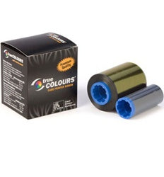 ZEBRACARD, CONSUMABLES, BLACK TRUE COLOURS C SERIES MONOCHROME RIBBON, P3XX, P4XX, P5XX, P600 COMPATIBLE, 1000 IMAGES PER ROLL, PRICED PER ROLL