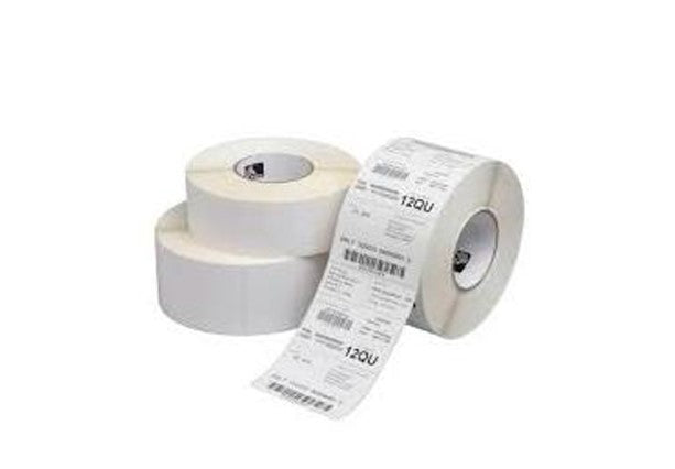 ZEBRA, CONSUMABLES, Z-SELECT 4000T PAPER LABEL, THERMAL TRANSFER, 4" X 1.5", 3" CORE, 8" OD, 4225 LABELS PER ROLL, PERFORATED, 4 ROLLS PER CASE, PRICED PER CASE