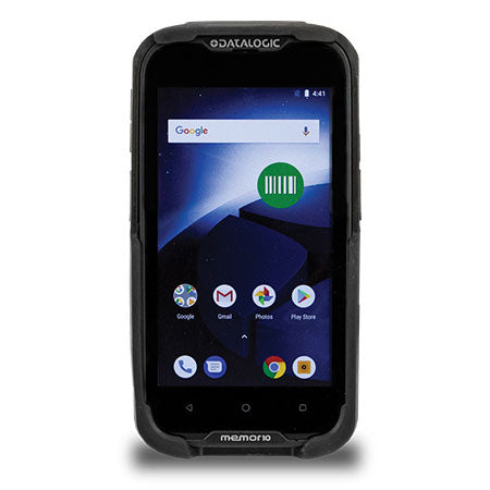 DATALOGIC ADC, MEMOR 10 FULL TOUCH PDA, NA, WI-FI + LTE, ULTRA-SLIM MP 2D IMAGER W GREEN SPOT, ANDROID V8.1 WITH GMS, BLACK COLOR