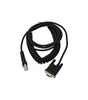 DATALOGIC ADC, RS232 9-PIN FEMALE COILED CABLE, 8 FEET, POT, SK