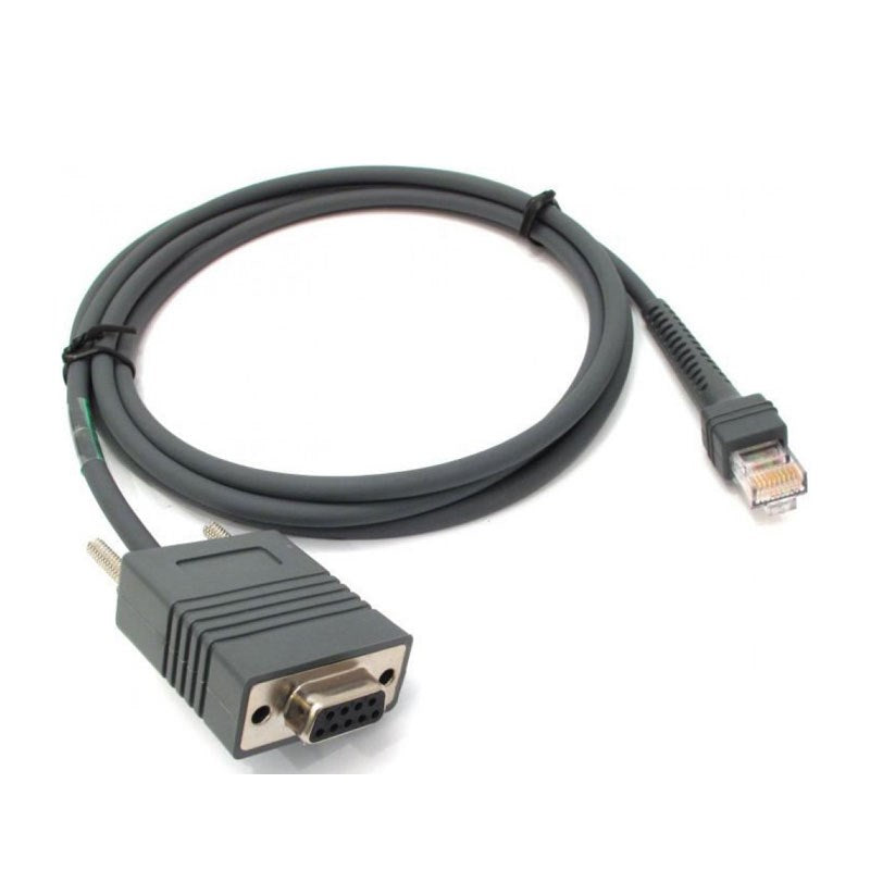 ZEBRA EVM, 7 FT, RS232 CABLE, STD-DB9 FEMALE, TXD ON 2, STRAIGHT, WITH TTL CURRENT LIMIT PROTECTION