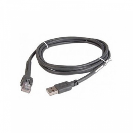 ZEBRA EVM, CABLE, SHIELDED USB: SERIES A CONNECTOR, 15 FOOT STRAIGHT, 12V (REQUIRES 12V POWER SUPPLY)
