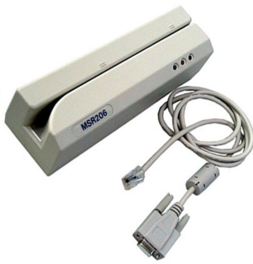 UNITECH, MAGNETIC STRIPE ENCODER, MSR206, USB INTERFACE, TRIPLE TRACK, POWE