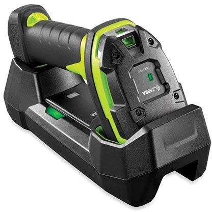 ZEBRA EVM, DS3678, DPM 1D/2D IMAGER, CORDLESS, FIPS, USB KIT INCLUDES SCANNER, 7 FOOT USB CABLE, CRADLE, POWER, AND LINE CORD (23844-00-00R), VIBRATION MOTOR, INDUSTRIAL GREEN