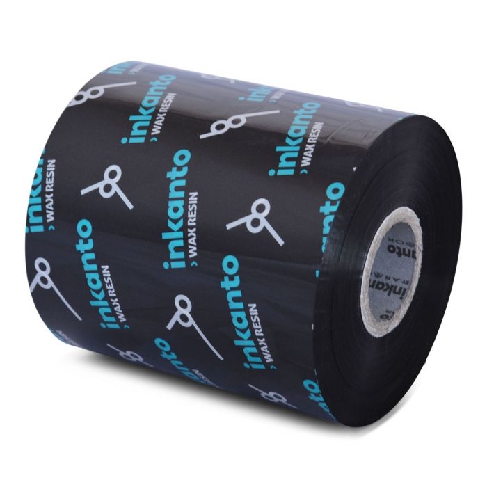 ARMOR, CONSUMABLES, INKANTO THERMAL TRANSFER RIBBON, WAX/RESIN (APR 6), 3.27" (83MM) X 1476' (450M), BLACK, CSO, GENIUS TRAILER, 12 ROLLS PER CASE, PRICED PER CASE