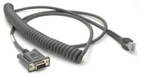 ZEBRA EVM, CABLE, RS232: DB9F, 9FT (2.8M)CL, POWER ON PIN 9, WITH TTL CURRENT LIMIT PROTECTION